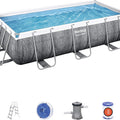 13'3" x 6'7" x 39.5"/4.04m x 2.01m x 1.00m Rectangular Pool Set