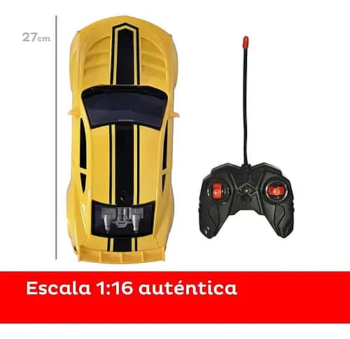 Remote Control Yellow Sports Car