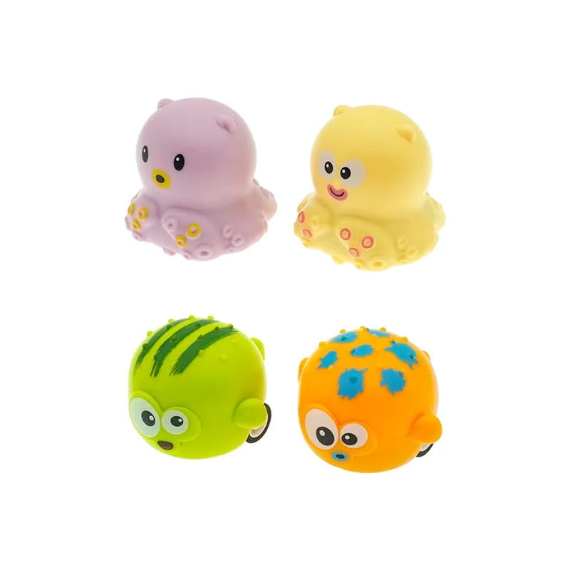 Colorful Bath Sea Creatures