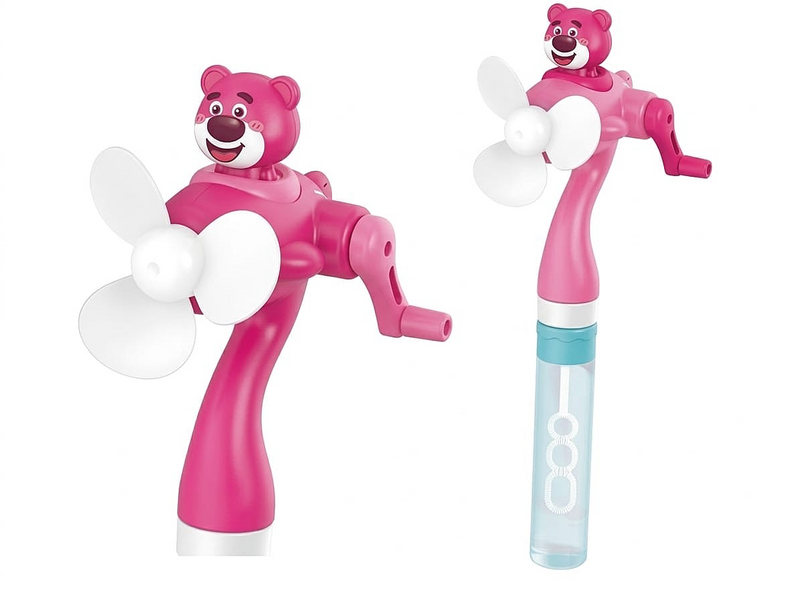 Bear Bubble Blower Fan