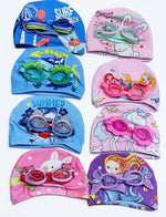 Kids' Fun Character Swimming Set: Cap & Goggles
