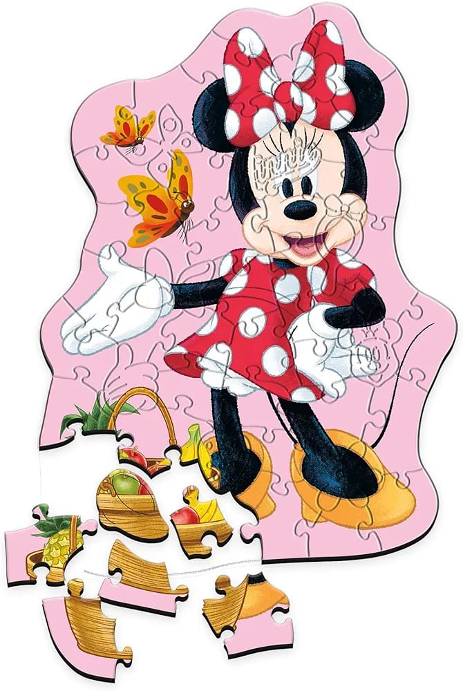Trefl - Wooden Puzzle: Disney Minnie the Funny Minnie - 50 Pieces
