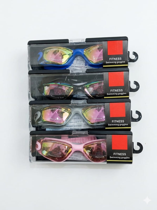 Professional Anti-Fog Swimming Goggles with UV Protection & Hard Case