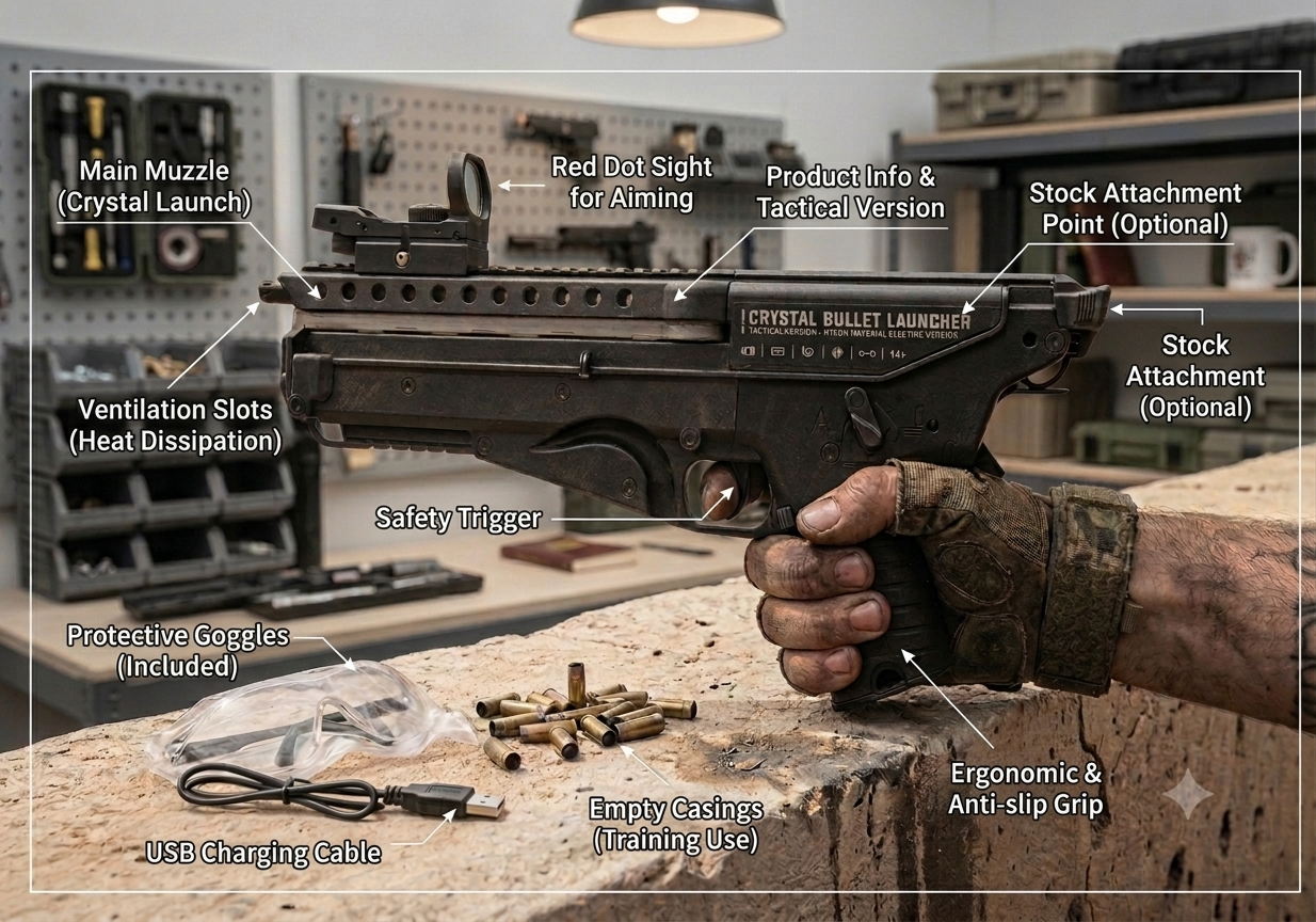 P50 / Electric toy gun that fires gel balls 🤩👻🧨