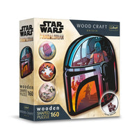 Trefl 20186 Woodcraft Star Wars The Mandalorian Wooden Contour Puzzle