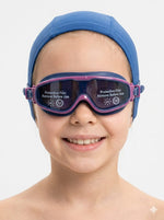 Kids' Panoramic Anti-Fog Swimming Goggles with Mirrored Lenses