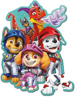 Trefl - Wooden Puzzle: Paw Patrol, The Adventures with Paw Patrol - 50 Pieces, Wooden Puzzle, Irregular Shapes, 10 Figures, for Children