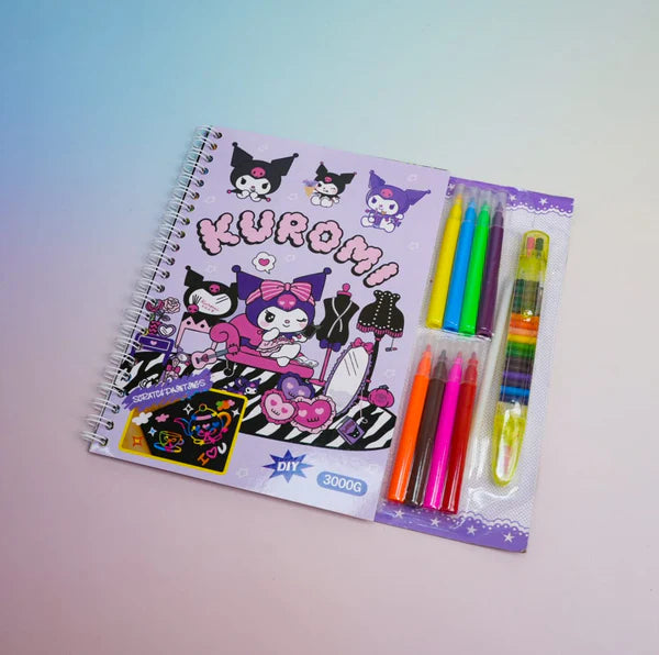 Kuromi Coloring Book