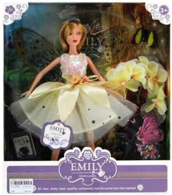 Emily Butterfly Fairy Doll with Tulle Dress, 3+ Years, WJ-12684