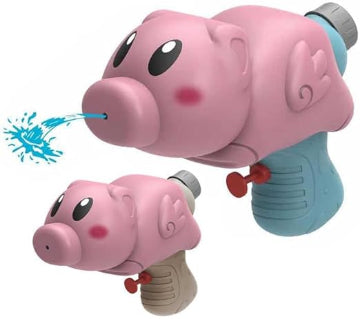 Pink Pig Water Squirt Gun, Kids Bath Toy, Plastic Water Pistol