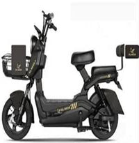 دراجة كهربائية، سلة/صندوق خلفي، سكوتر كهربائي بمقعد للتنقلات اليومية/السفر الحضري / 3 سرعات بإضاءة LED من هابي كيدو