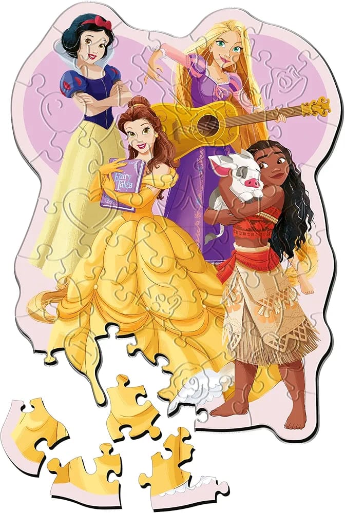 Wooden Puzzle Junior 50 - Disney Princess