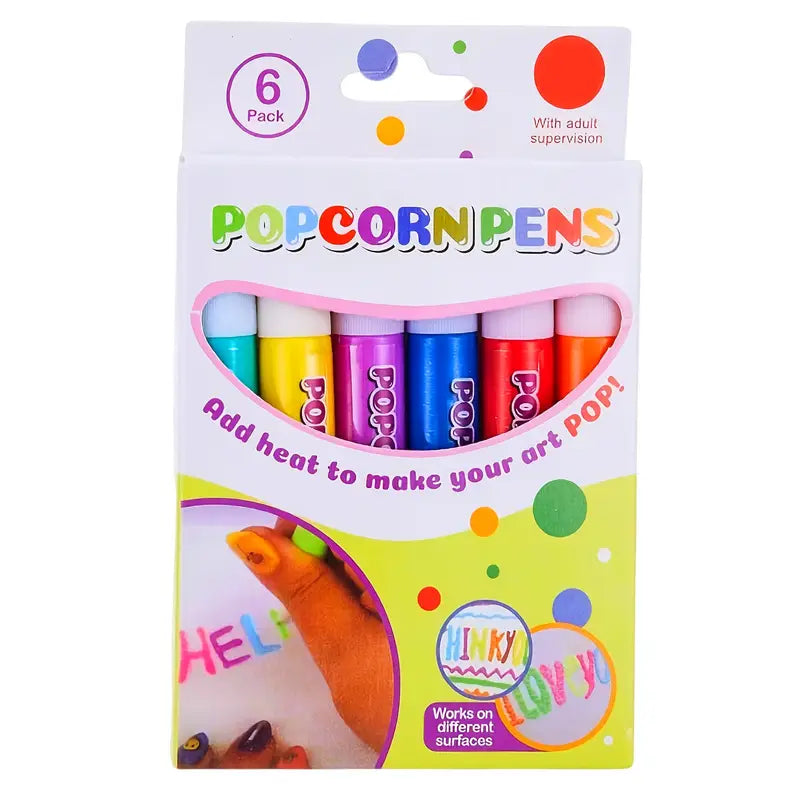 3D Magic Bubble Popcorn Markers