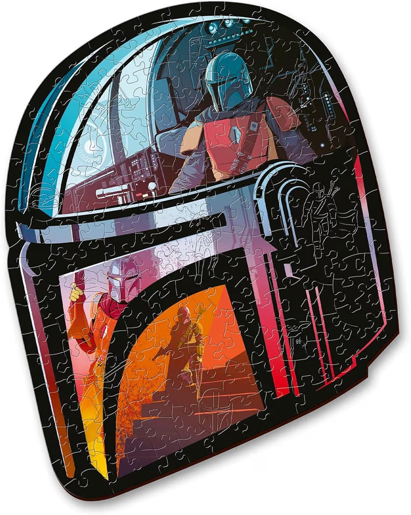Trefl 20186 Woodcraft Star Wars The Mandalorian Wooden Contour Puzzle
