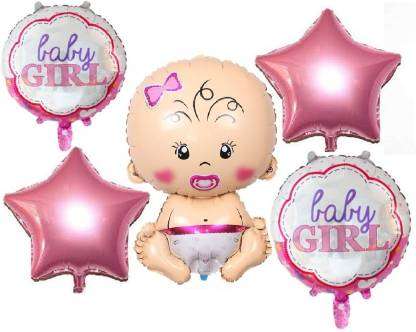 Foil Balloons Baby Star 28 Inch Helium Party Balloons for Wedding Baby Shower Party DIY Birthday Decorations(5pcs) by Mcolour Balloon