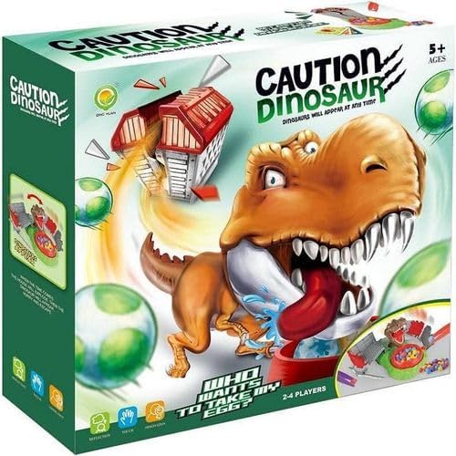 Dinosaur warning board game