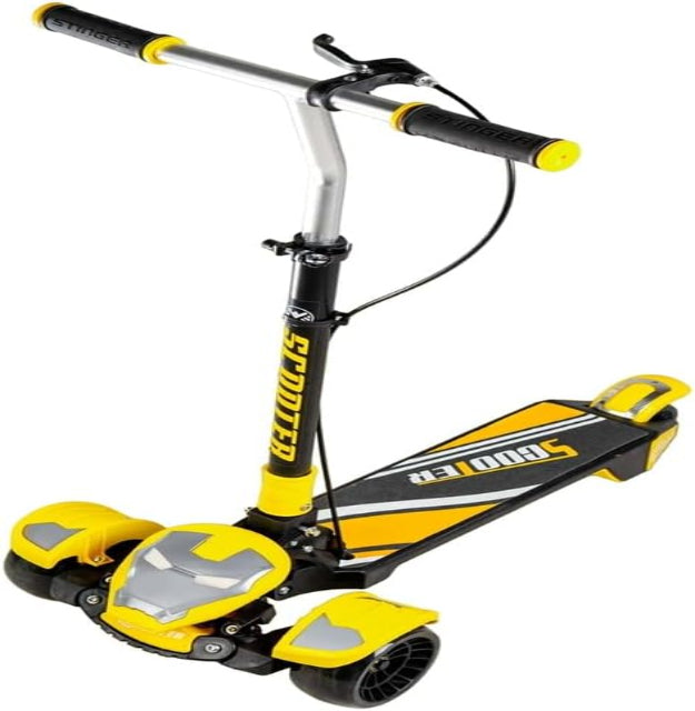 Dream Land Super Hero Foldable Scooter with 2 Wheels SK-107 Yellow