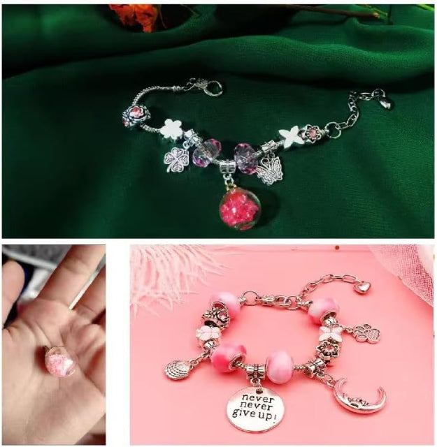 Clay Beads Bracelet Making Kit, Friendship Bracelet Making Kit Flat Round Polymer Clay Beads Spacer Heishi Beads for Jewelry Earrings Making with Pendant Charms Kit for Girls Adults