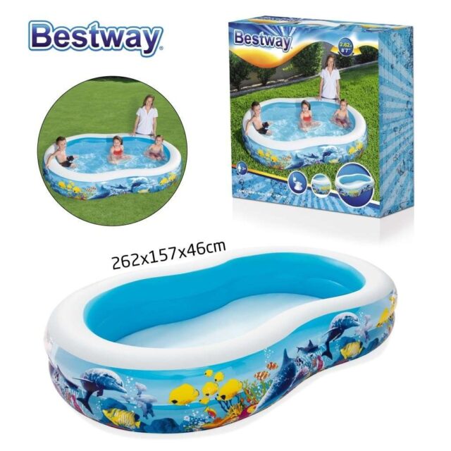 Inflatable Children Pool to Eight
