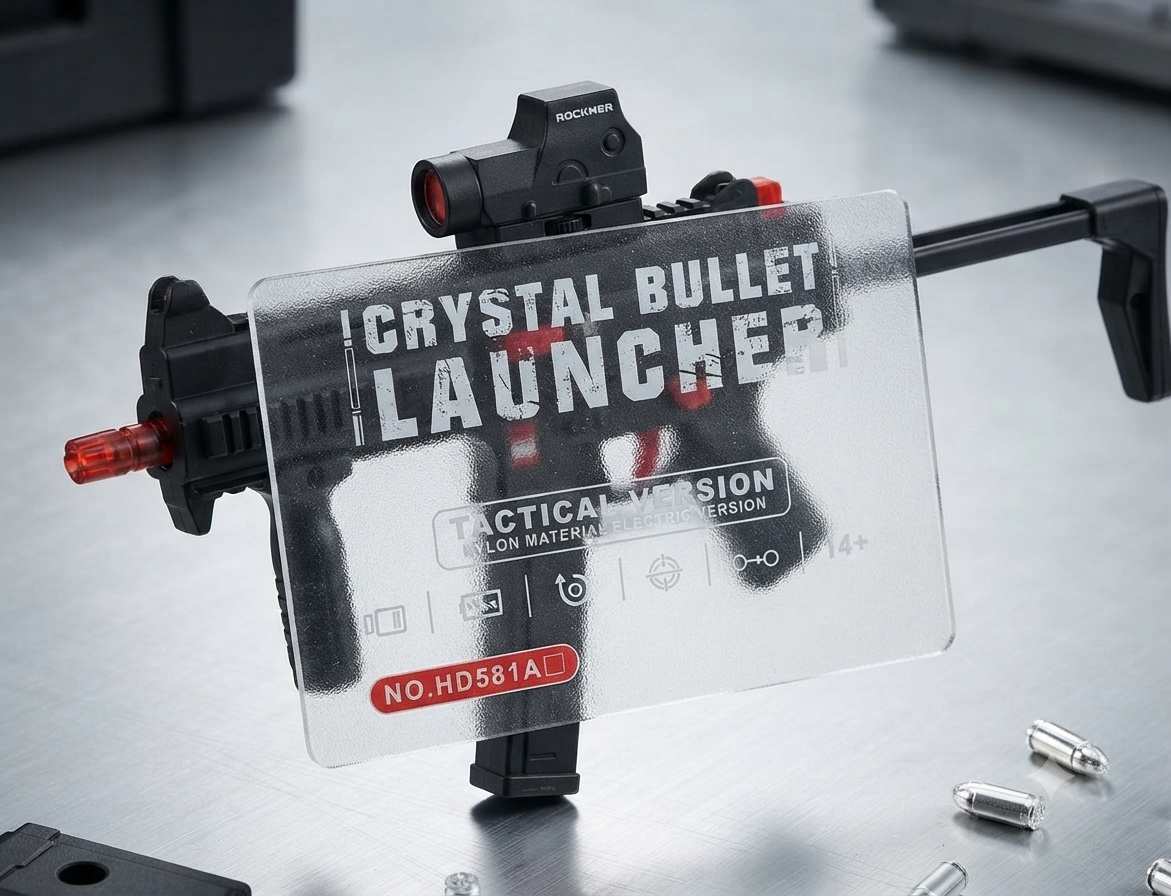 UZI / Small electric toy gun that shoots water gel balls 🤩🔥💣