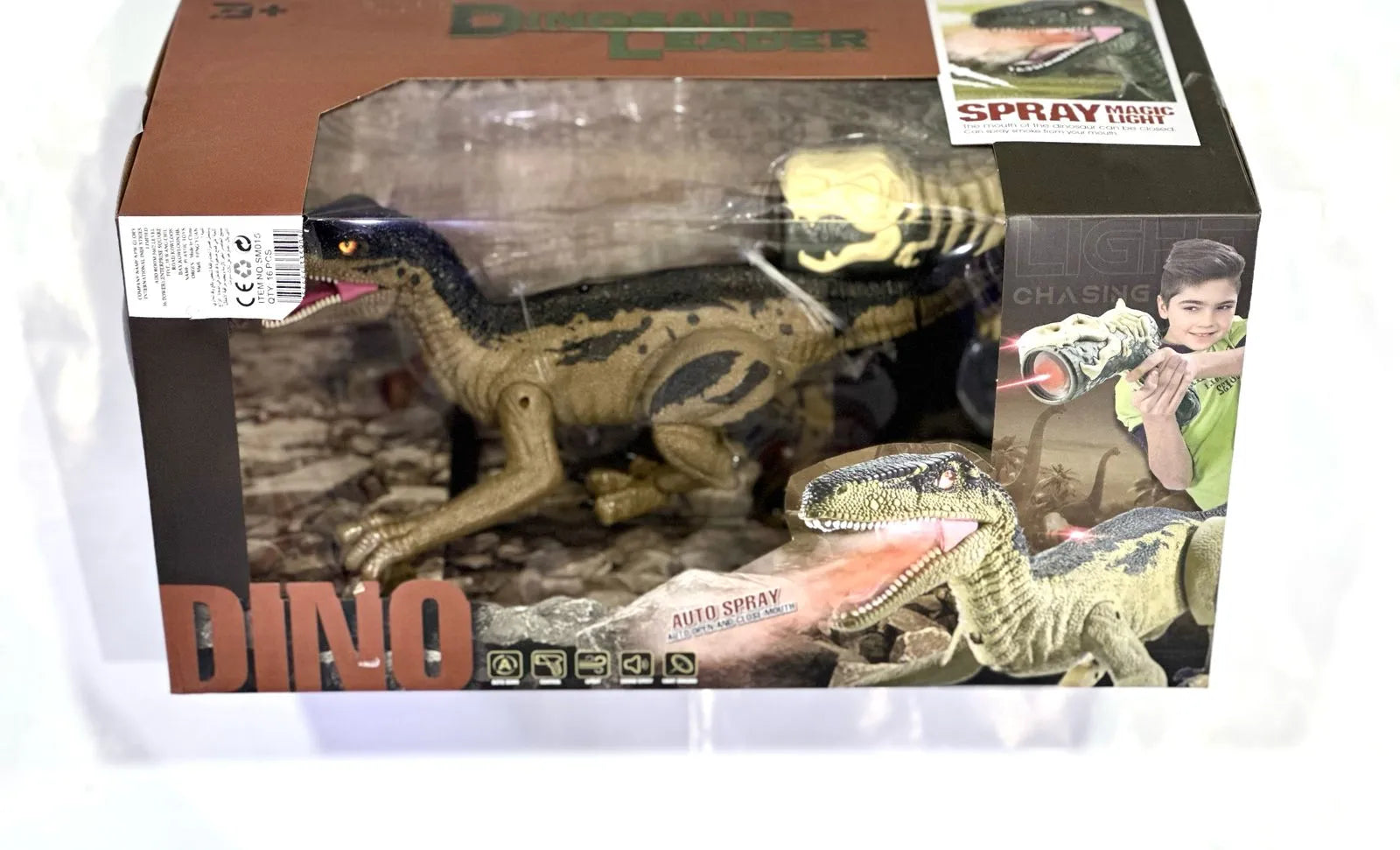 Dinosaur Leader Auto Spray Toy