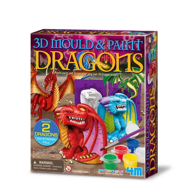 3D Mould &amp; Paint – Dragons