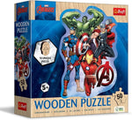 Junior Wooden Puzzle 50 pieces - Marvel Avengers