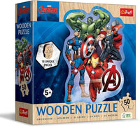 Junior Wooden Puzzle 50 pieces - Marvel Avengers