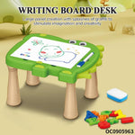 2-in-1 Kids Drawing Board Set, Magnetic Letters and Numbers
