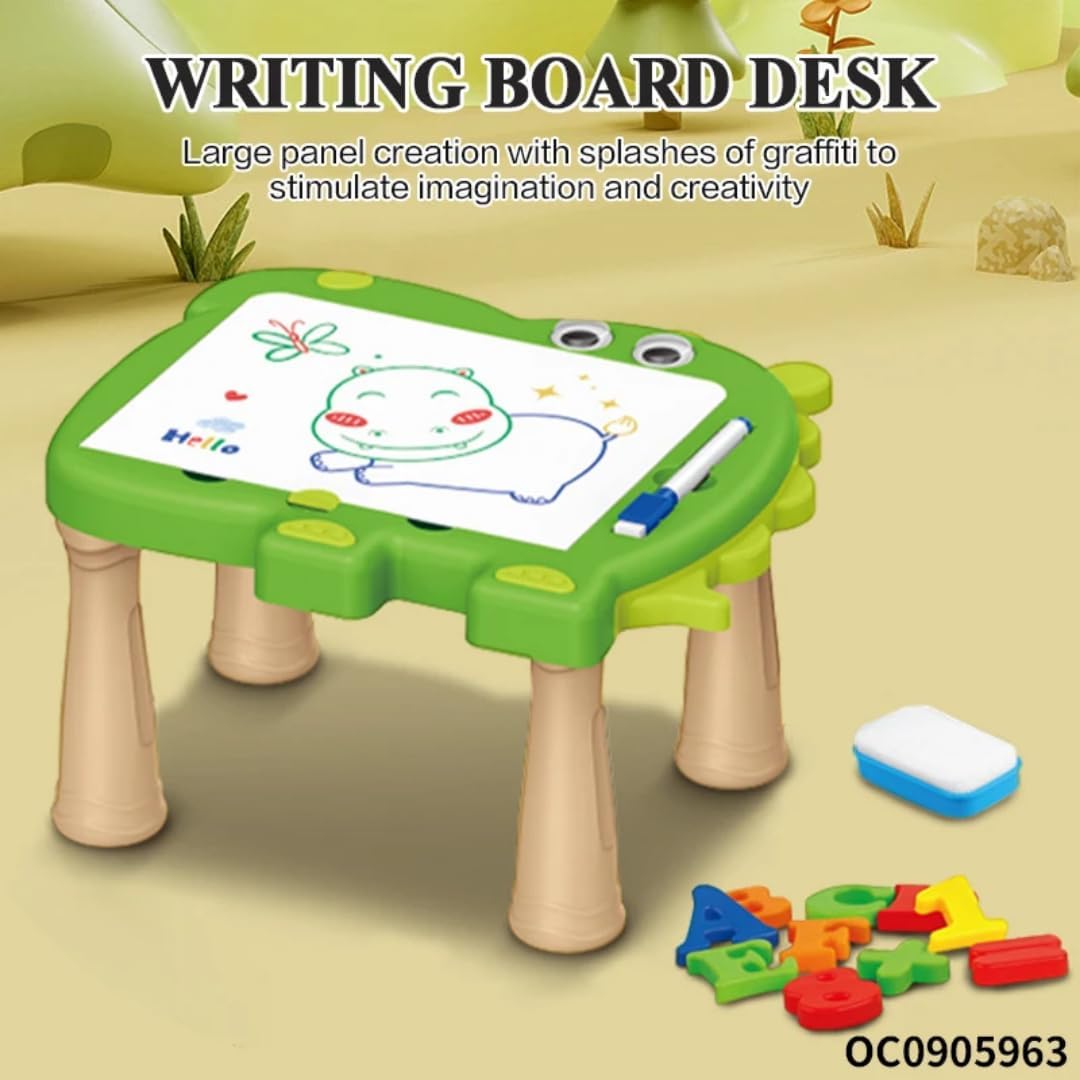 2-in-1 Kids Drawing Board Set, Magnetic Letters and Numbers