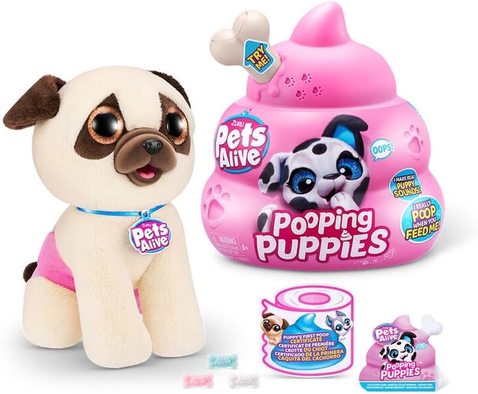 Zuru Pets Alive Pooping Puppies 9542 Multicolor