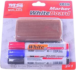 White Board Set, 4 Pieces - Multicolor