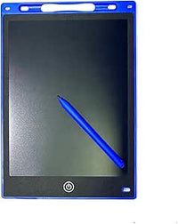 لوحة كتابة LCD مقاس 10 بوصات، لوحة رسم رقمية، بدون ورق، عمر بطارية سنتين، أبيض (أزرق) 