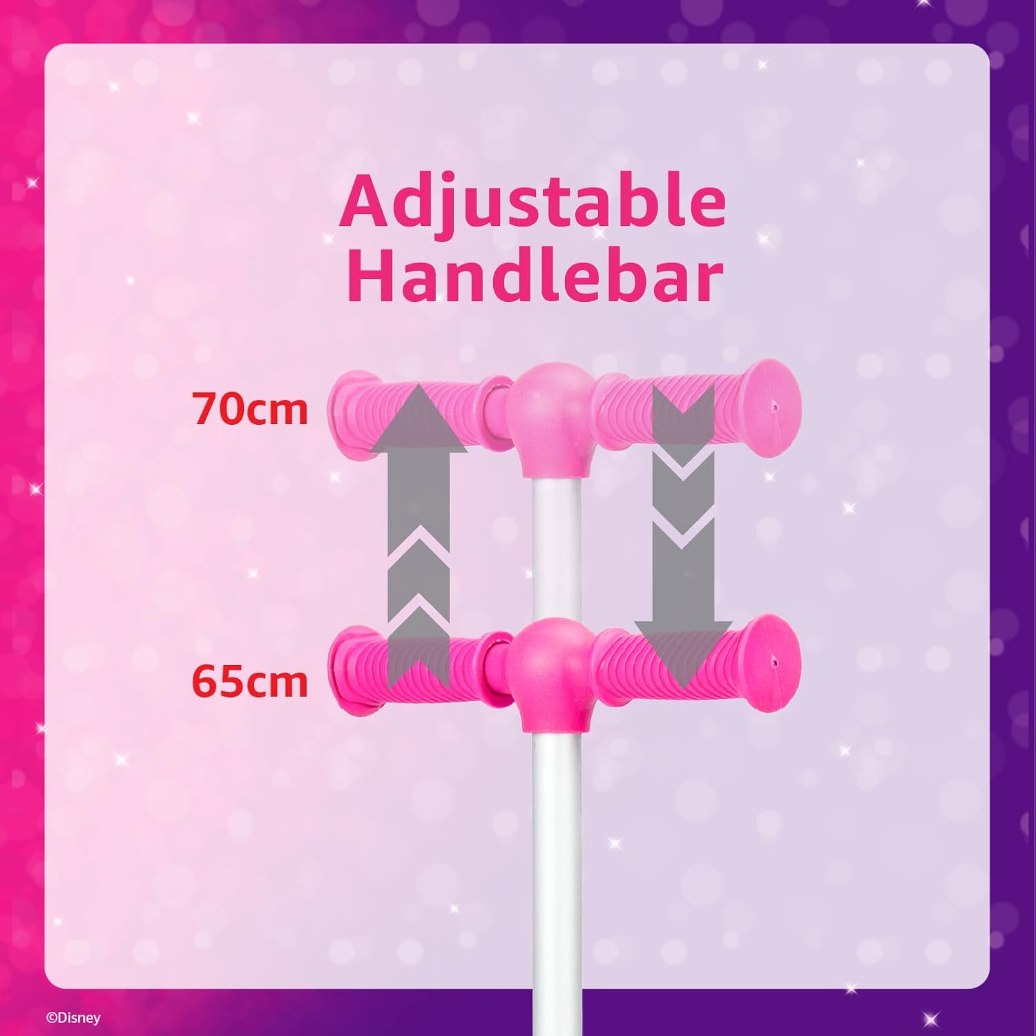 SPARTAN Disney Princess 3 Wheel Light Up Scooter for Kids