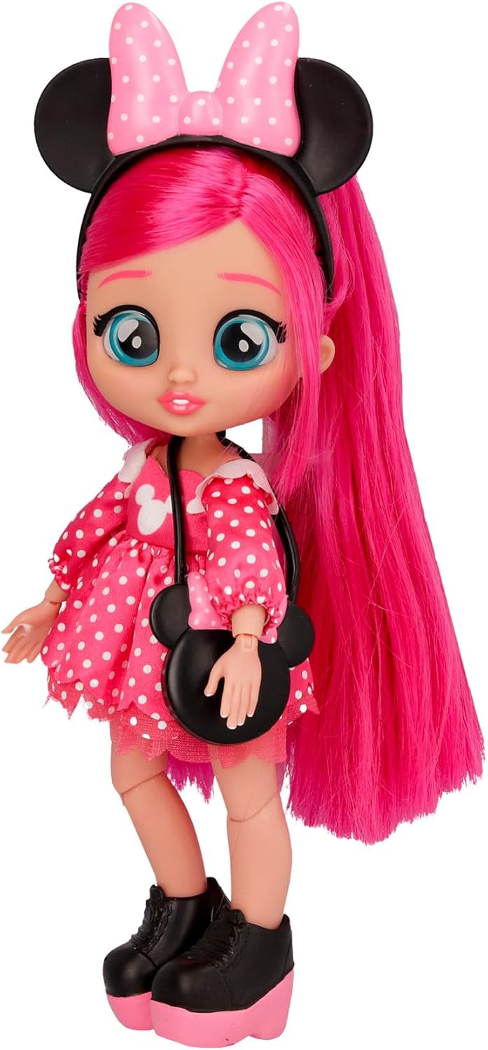 BFF BY CRYING BABIES Disney Minnie, Articulated Doll for Play Dress Up