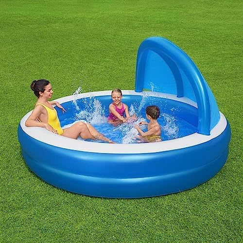 7'11" x 7'11" x 55"/2.41m x 2.41m x 1.40m Summer Days Family Pool