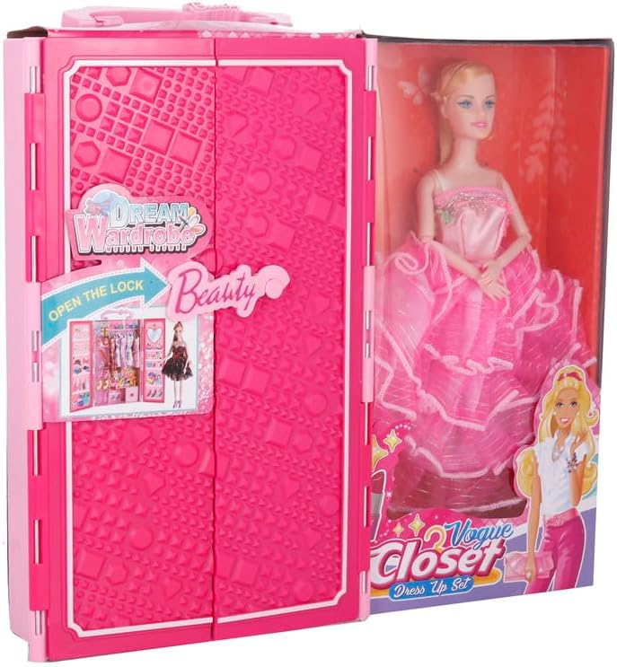 Plastic Dress Up Set Toy For Girls - 3-5 Years Multi Color