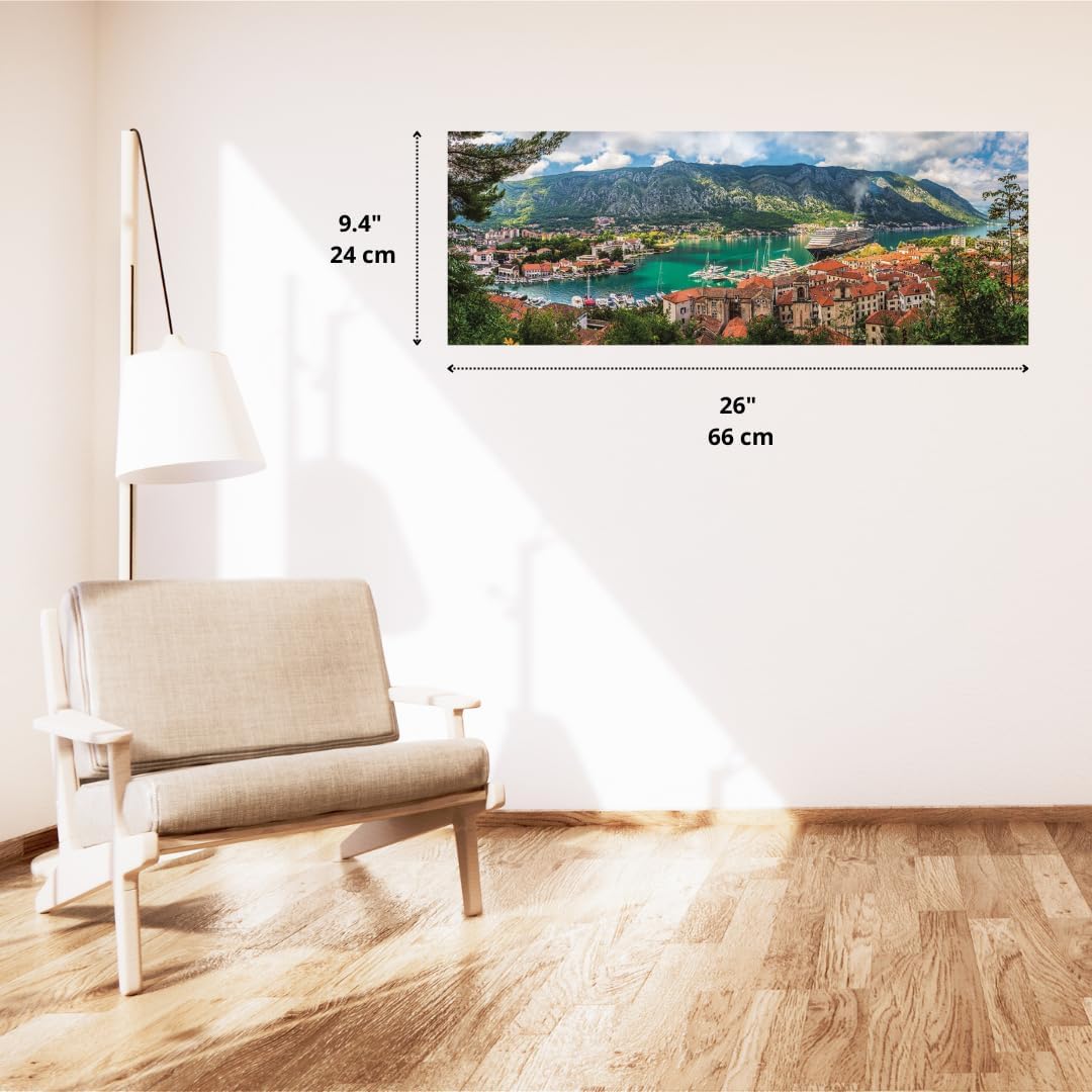 A puzzle game of Kotor, Montenegro, by Trevel, a child