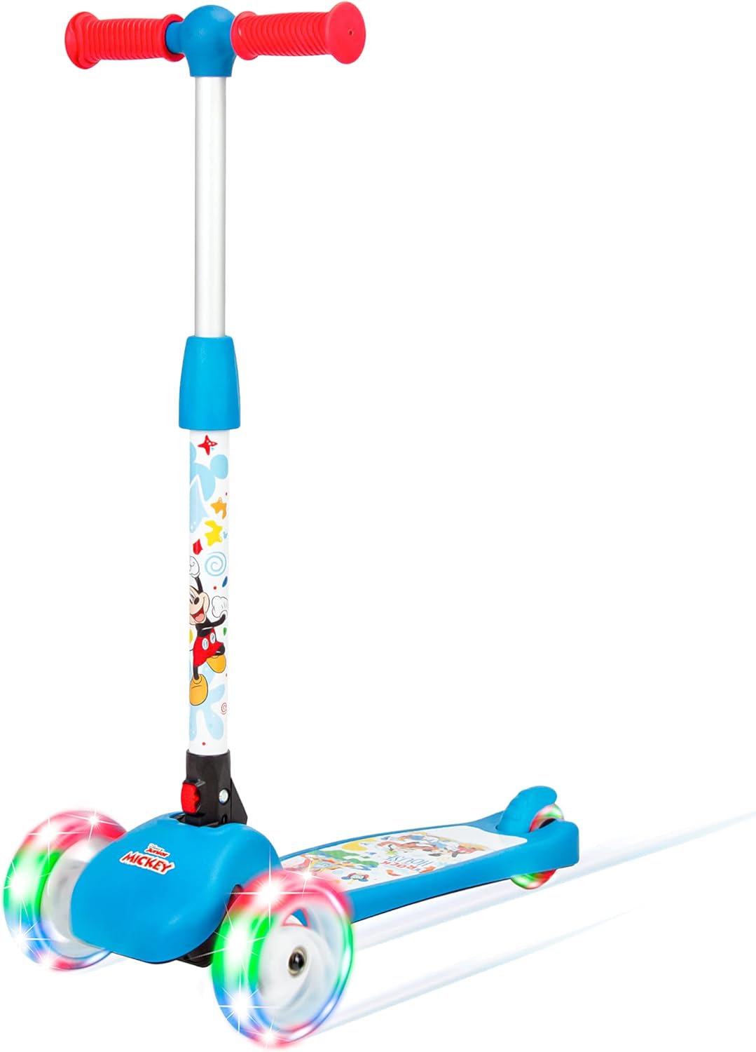 Spartan Disney Mickey 3-Wheel Light Up Scooter For Kids