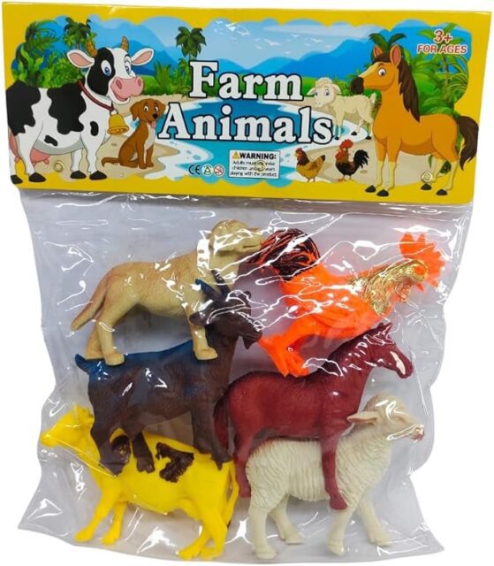 Farm Animals Bag 6 pcs