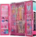 Doll Toy With Wardrobe - Multi Color