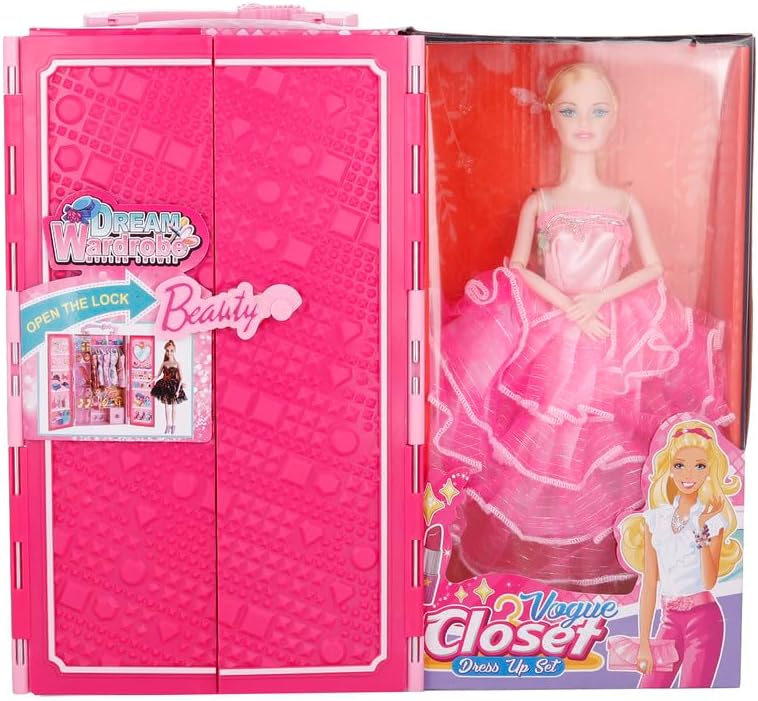 Plastic Dress Up Set Toy For Girls - 3-5 Years Multi Color