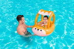 37" x 26"/94cm x 66cm Friendly Fox Shaded Baby Boat