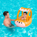 37" x 26"/94cm x 66cm Friendly Fox Shaded Baby Boat