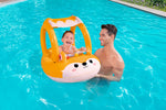 37" x 26"/94cm x 66cm Friendly Fox Shaded Baby Boat