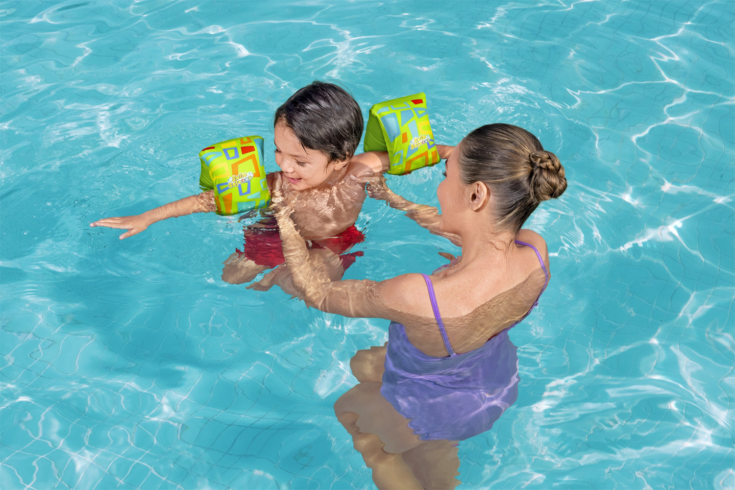 AQUASTAR FABRIC ARMBANDS S/M