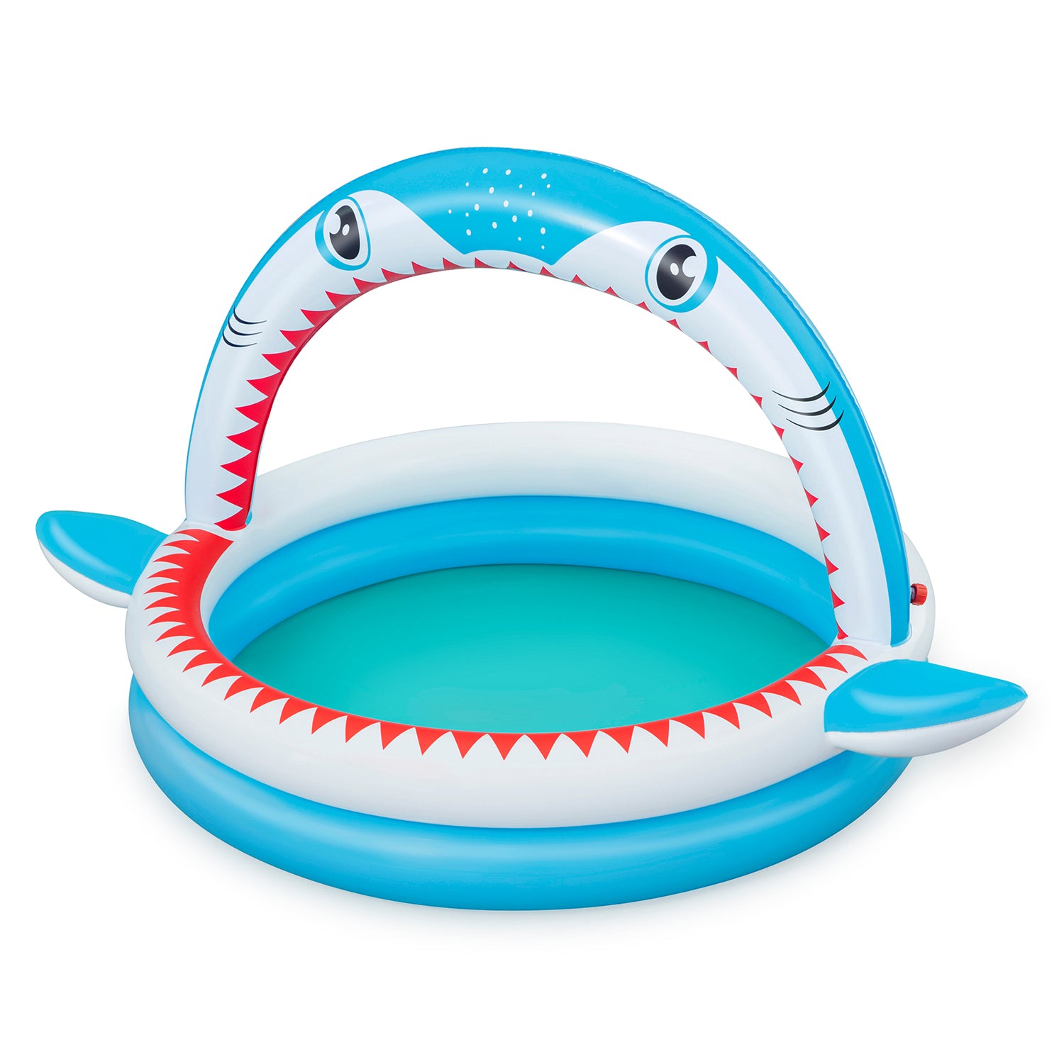 Bestway 64" x 50" x 36"/1.63m x 1.27m x 92cm Sharktastic Sprinkler Play Pool