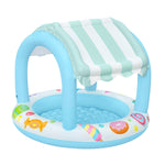 Bestway Φ41" x H33"/Φ1.04m x H84cm Sweet Shoppe Shaded Kiddie Pool