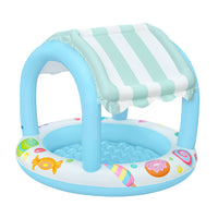 Bestway Φ41" x H33"/Φ1.04m x H84cm Sweet Shoppe Shaded Kiddie Pool