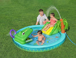7'4" x 71" x 28.5"/2.24m x 1.81m x 72cm Crocodile Cove Play Center
